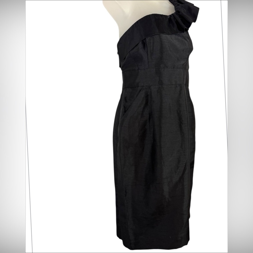 London Times | One Shoulder Dress - Black - NWT - Picture 4 of 14